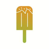 Beautiful Ice lolly Glyph Vector Icon