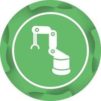 Industrial Robot Vector Icon