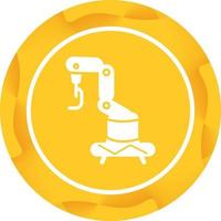 Industrial Robot Vector Icon