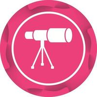 Telescope on Stand Vector Icon