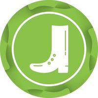 Cowboy Boot Vector Icon