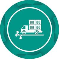 Multiple Delivery Points Vector Icon