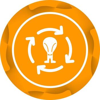 icono de vector de proceso creativo