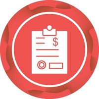 Invoice Vector Icon