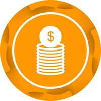 Dollar Coins Vector Icon