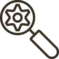 Zoom, setting vector icon. Element of design tool for mobile concept and web apps vector. Thin line icon for website design and development, app development. Vector icon on white background