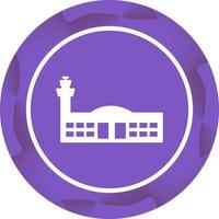 icono de vector de edificio de aeropuerto