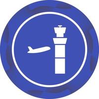 icono de vector de torre de control de aire