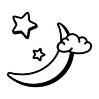 Trendy Clear Night vector