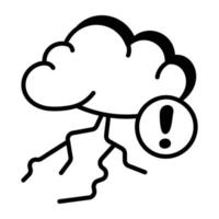 Trendy Severe Weather vector