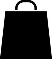 Bag for going shopping, icon. Element of simple icon for websites, web design, mobile app, infographics. Thick line icon for website design and development, app development on white background vector