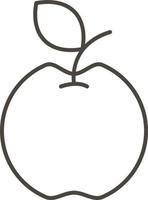 manzana vector icono. sencillo elemento ilustración desde comida concepto. manzana vector icono. bebida concepto vector ilustración. en blanco antecedentes