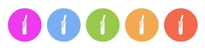 Multi colored icon Artificial insemination. Button banner round badge interface for application illustration on white background vector