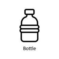 Bottle Vector  Outline Icons. Simple stock illustration stock