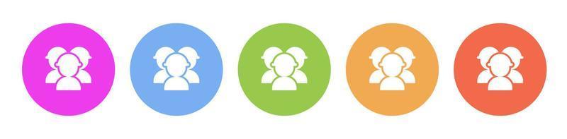 Multi colored icon Mass production engineer. Button banner round badge interface for application illustration on white background vector
