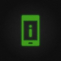 Phone, alert, error new technology vector icon. New mobile technology traffic light style vector illustration on white background