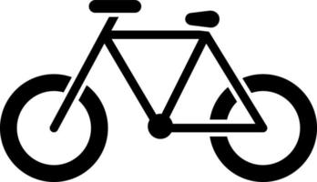 bicicleta, icono. elemento de sencillo icono para sitios web, web diseño, móvil aplicación, infografía. grueso línea icono para sitio web diseño y desarrollo, aplicación desarrollo en blanco antecedentes vector