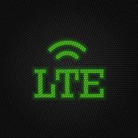 lte, señal nuevo tecnología vector icono. nuevo móvil tecnología tráfico ligero estilo vector ilustración. lte, señal nuevo tecnología vector icono en blanco antecedentes