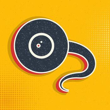 Zombie eye pop art style vector icon. Isometric of zombie eye vector pop art style vector icon for web design isolated.