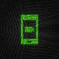 Mobile, camera new technology vector icon. New mobile technology traffic light style vector illustration on white background