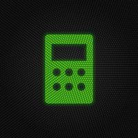 Mobile, phone new technology vector icon. New mobile technology traffic light style vector illustration on white background