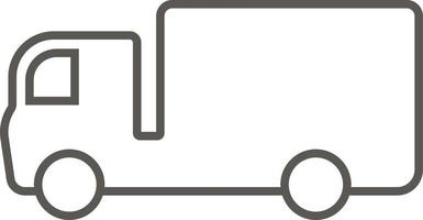 Delivery truck vector icon. Simple element illustration from map and navigation concept. Delivery truck vector icon. Real estate concept vector illustration.