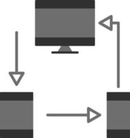 dispositivos, monitor, móvil, tableta . elemento de web desarrollo. vector icono. desarrollo icono en blanco antecedentes