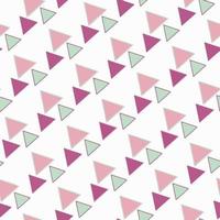 triangles seamless repeating pattern, colorful triangles background design for carpet, wallpaper, clothing, wrapping, fabric, cover vector