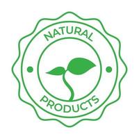 Natural Product Vector Label, Natural Products, Healthy Food Emblem, Natural Product Logo, Emblem, Seal, Badge, Sticker, Tag, CBD Label Design Elements, Organic Food