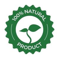 Natural Product Vector Label, Natural Products, Healthy Food Emblem, Natural Product Logo, Emblem, Seal, Badge, Sticker, Tag, CBD Label Design Elements, Organic Food
