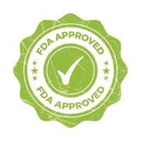 fda aprroved label, stamp, badge, seal, sticker, tag, vector, food and drug administration badge vector