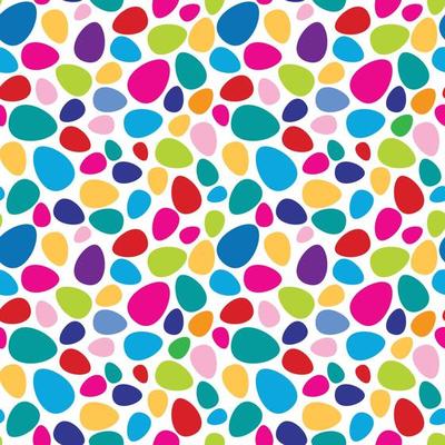 Abstract dot pattern. Easter egg seamless pattern. Spring holiday background for printing on fabric, paper for scrapbooking, gift wrap and wallpapers.