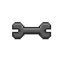 single wrench in pixel art style vector