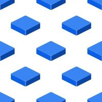 Bright pattern of blue boxes in isometric style for print and design.Vector illustration. vector