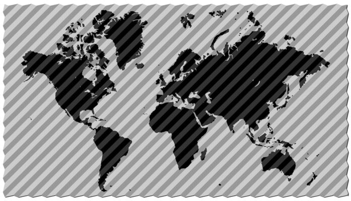 World Map Black And White Vector Art, Icons, and Graphics for Free Download