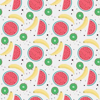 tropical seamless pattern vector