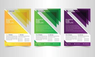 Professional Corporate business flyer template design vector