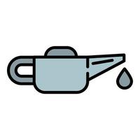 Car oil fill pot icon outline vector. Engine motor vector