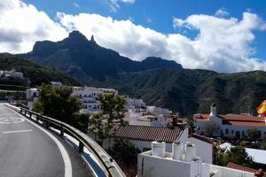 Mountainous centre of the island of Gran Canaria in the Atlantic Ocean photo