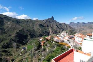 Mountainous centre of the island of Gran Canaria in the Atlantic Ocean photo