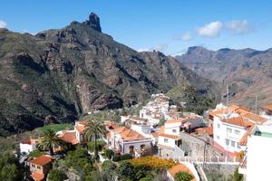 Mountainous centre of the island of Gran Canaria in the Atlantic Ocean photo