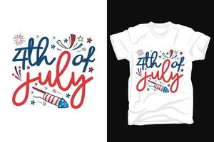 4th of july t shirt design vector