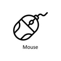 Mouse Vector  outline Icons. Simple stock illustration stock