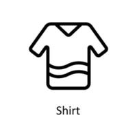 Shirt Vector  outline Icons. Simple stock illustration stock