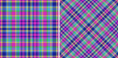 Fabric seamless plaid. Texture pattern textile. Background vector check tartan.