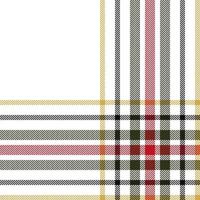 Plaid check pattern. Seamless fabric texture. Tartan textile print. vector