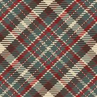 Seamless pattern of scottish tartan plaid. Repeatable background with check fabric texture. Vector backdrop striped textile print.