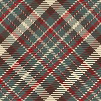 Seamless pattern of scottish tartan plaid. Repeatable background with check fabric texture. Vector backdrop striped textile print.