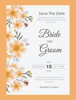 Wedding Invitation Template vector