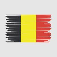 ilustración de la bandera de bélgica vector